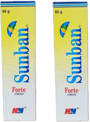

Sunban Forte Cream SPF 50+ ( Pack of 2*60 g ) - SPF 50+(120 g)