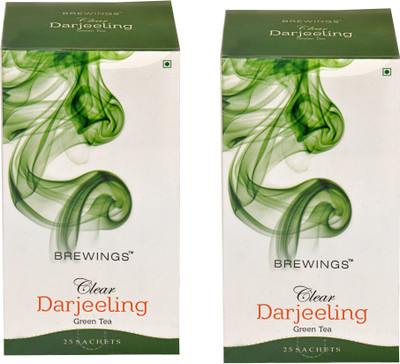

Brewings Darjeeling Green Unflavoured Green Tea Bags Box(200 g)