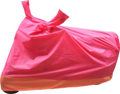 Road Emperor Two Wheeler Cover for Bajaj(Discover 150 s, Red, Orange)