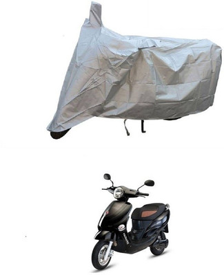 JVG Two Wheeler Cover for Hero(Electric Cruz, Silver)
