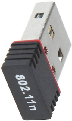 

TOLERAR High Speed Mini WiFi Dongle Receiver 300Mbps, USB 2.0 Wireless LAN Card , Network Connector, nano external dongle_26 USB Adapter(Multicolor)
