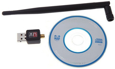 

SCORIA 600Mbps Wifi USB WiFi Dongle 600Mbps Wireless Adapter 802.11n/g/b with Antenna USB Adapter(Black)