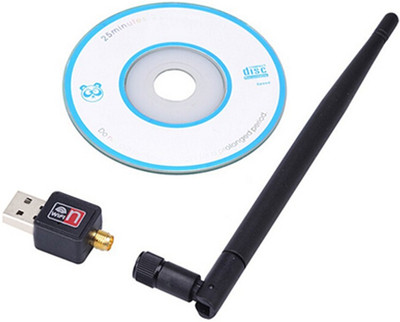 

SCORIA WiFi 300Mbps USB 3.0 WiFi Dongle 300Mbps Wireless Adapter 802.11N/G/B with Antenna USB Adapter(Black)
