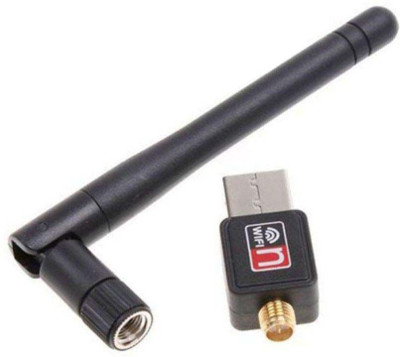

SCORIA Wifi 600Mbps Usb Wifi Dongle 600Mbps Wireless Wifi Adapter 802.11N/G/B With Antenna USB Adapter(Black)