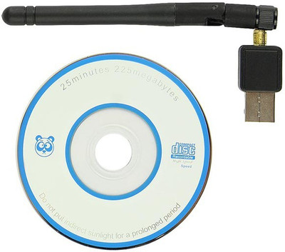

SCORIA USB 802.11N 600 Mbps Wi-Fi LAN Network Card Adapter with Antenna USB Adapter(Black)