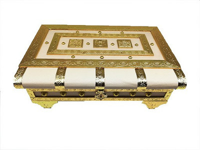 

SARANGWARE Oxidized Golden Jewellery Patari box Jewellery Box & Gift Box Vanity Box(Golden)