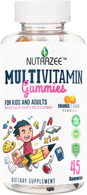 

Nutrazee Complete Multivitamin Vegetarian Gummies, 45 Gummy Bears(1)