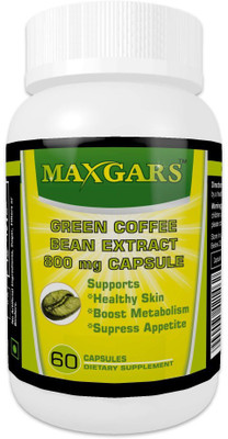 

Maxgar Health Support & Weight Management Green Coffee Beans Extract 800mg 60 Capsules(60 No)