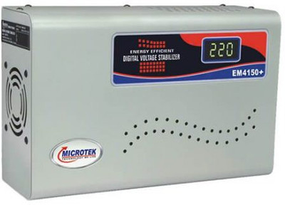 

Microtek EM4150+ 150-280V Digital Voltage Stabilizer (Metallic Grey) Voltage Stabilizer(Grey)