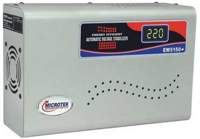 

Microtek EM5150+ 150-290V Digital Voltage Stabilizer (Metallic Grey) Voltage Stabilizer(Grey)