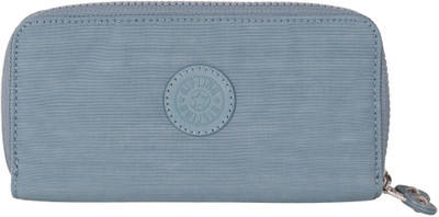 

Kipling Women Blue Fabric Wallet(5 Card Slots), Night blue emb