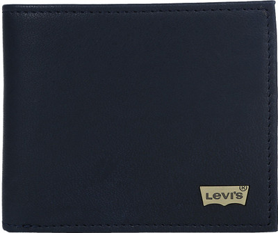 

Levi's Men Brown, Blue Genuine Leather Wallet(8 Card Slots)