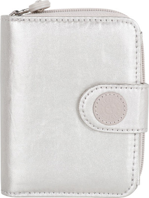 

Kipling Women Blue Fabric Wallet(5 Card Slots), Dazz soft aloe