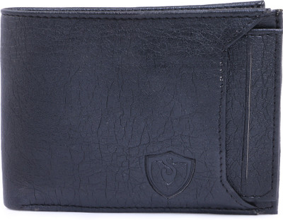 

Keviv Men Black Artificial Leather Wallet(10 Card Slots)