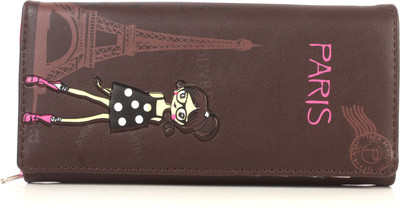 

b4bags Girls Brown Artificial Leather Wallet(4 Card Slots), Chocolate