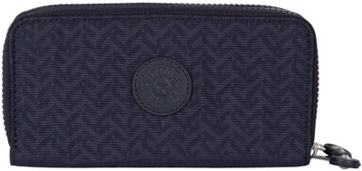 Kipling Women Silver Fabric Wallet(5 Card Slots), Silver beige