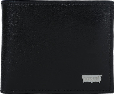 

Levi's Men Black Genuine Leather Wallet(4 Card Slots)