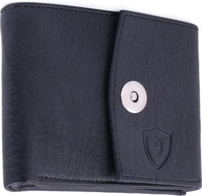 

Keviv Men Black Artificial Leather Wallet(10 Card Slots)