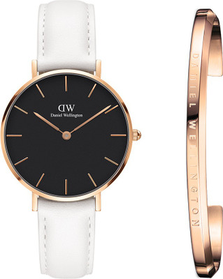 Compare Daniel Wellington Dw00500275 Petite Bondi Black Rg 32mm Classic Bracelet Rose Gold Watch Gift Set Analog Watch For Women Price In India Comparenow