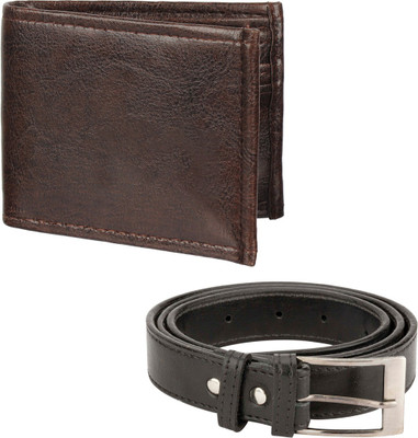 

Hob London Fashion Wallet, Belt Combo(Black, Brown)