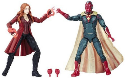 

Hasbro Avengers Infinity War Marvel Legends Scarlet Witch and Vision(Multicolor)