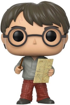 Funko Harry Potter Movie: Harry Potter with Marauders Map Pop! Vinyl(Multicolor)