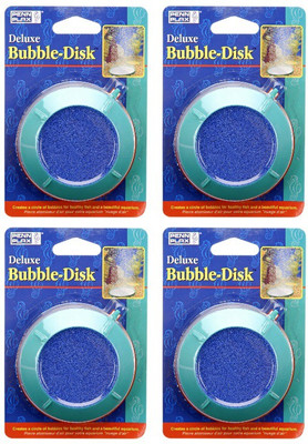 

Penn-Plax ASDS Deluxe Bubble Disk (3 Inch) (Pack of 4) Aquarium Air Stone(1 Stones)