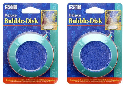

Penn-Plax ASDS Deluxe Bubble Disk (3 Inch) (Pack of 2) Aquarium Air Stone(1 Stones)