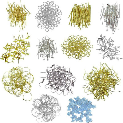 

BestUBuy 7 Style 1300+ Piece Jewellery Finding Starter Kit ( Gold & Silver )