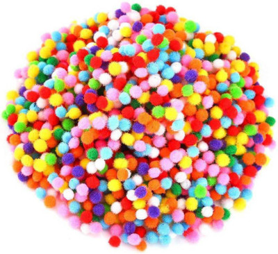 

BestUBuy Multi color Pom Pom Balls 0.5cm (2000 Pieces)