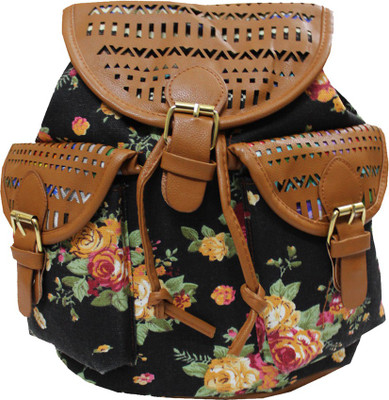 

Damit Small Size College Wear Casual Wear Convertible to Sling Bag 5 L Backpack(Tan), Black