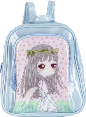 

Shopigator Doll Kids Mini Handbag Cum 4 L Backpack(Blue), Sky blue
