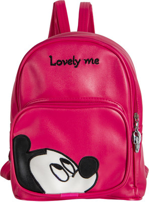 

Shopigator Mickey Mouse Small Size Handbag Cum 5.5 L Backpack(Pink)