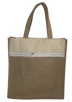 

NICELOOK JUTE BAG Lunch Bag(Brown, 10 L)