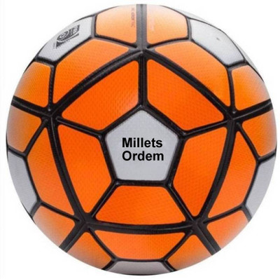 

Millets Strike Orange Ordem Size  for Kids(Age 5-10 Yrs) + Free Air Pin Football - Size: (Pack of 1, Orange