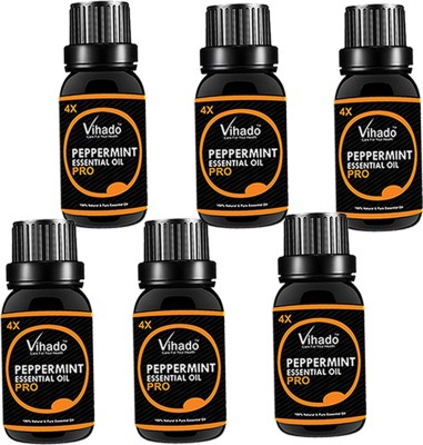 

VIHADO 100% Pure & Natural Peppermint Oil 4X PRO (15 ML) (Pack of 6)(15 ml)