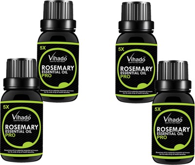 

VIHADO Rosemary Pure Essential Oil (20 ML) (Pack of 4)(20 ml)