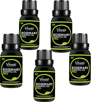

VIHADO Rosemary Essential Oil 5X PRO (30 ml) (Pack of 5)(30 ml)