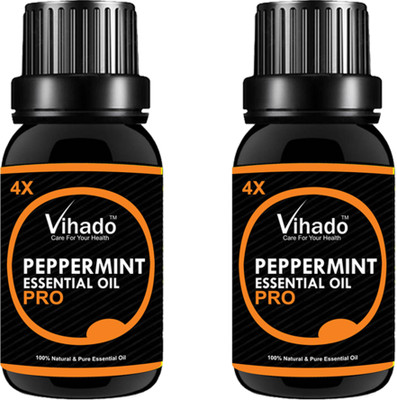 

VIHADO Peppermint essential oil 4X PRO (30 ML) (Pack of 2)(30 ml)