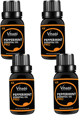 

VIHADO Peppermint Essential Oil 4X PRO Faster - 10ML (PACK OF 4)(10 ml)