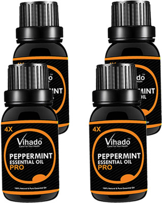

VIHADO Peppermint essential oil 4X PRO (10 ML) (Pack of 4)(10 ml)