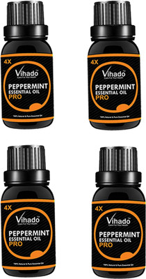 

VIHADO 100% Pure & Natural Peppermint Oil 4X PRO (30 ML) (Pack of 4)(30 ml)