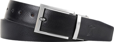 

Creature Men Casual Black Artificial Leather Reversible Belt