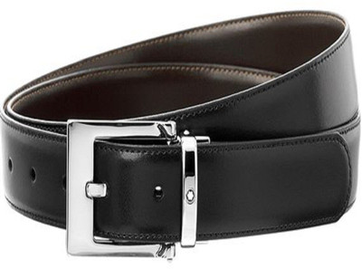 

NIRYAT INTERNATIONAL Men Black Genuine Leather Belt