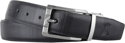 

Creature Men Casual Black Artificial Leather Reversible Belt