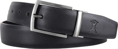 

Creature Men Formal Black Artificial Leather Reversible Belt