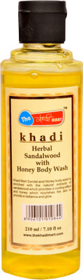 Khadi Mart Sandal with Honey Body Wash - 210 mL(210 ml)