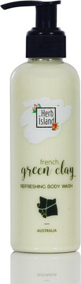 Herb island French Green Clay Refreshing Body Wash(200 ml)