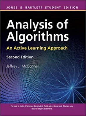 Analysis Of Algorithms : An Active Learning Approach, 2/E(English, 1, Jeffery J. Mcconnell)