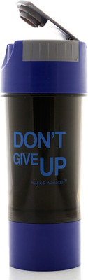 

Kurvz MM-S3-811 500 ml Shaker(Pack of 1, Blue, Black), Black and blue